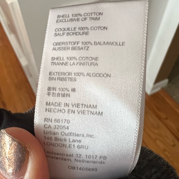 URBAN OUTFITTERS Womens Trouser Pants Wide Leg Chino Pleated Size Small Boho - Picture 4 of 4